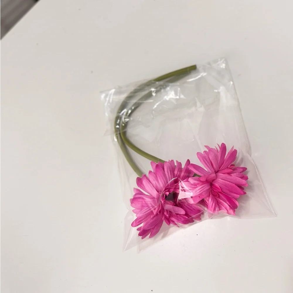 LIFELIKE Hot Pink Gerber Daisy Flowers Floral Home Decor Arrangement Wreath